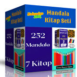 Mandala Kitap Seti (7 Kitap ve 12 Adet Kuru Boya Kalemi Hediyeli)