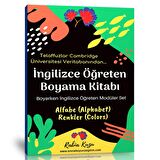 İngilizce Öğreten Boyama Kitabı (Alfabe ve Renkler)