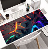 70X30 CM 3D BOYUT TASARIMI KAYDIRMAZ TABAN SPEED YÜZEY OYUNCU MOUSE PAD GAMİNG