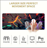 70X30 CM 3D BOYUT TASARIMI KAYDIRMAZ TABAN SPEED YÜZEY OYUNCU MOUSE PAD GAMİNG