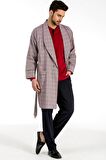 Damat Çeyiz Şortlu Bordo Pijama & Robdöşambır 5li Set 5540