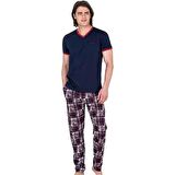 PİERRE CARDİN 6046 V YAKA PİJAMA TAKIMI