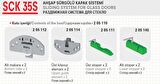 Mepa Sck 35S Ayarlı Sunta Mekanizmalı