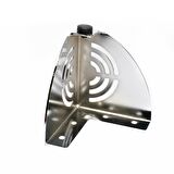 Kapsan Metal Koltuk Ayağı Krom Parantez Model H:100Mm