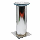 Kapsan Metal Baza Ayağı Krom Metal Tablalıø:51M H:15Cm