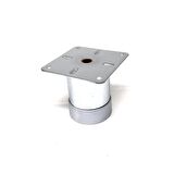 Kapsan Metal Baza Ayağı Krom Pacalı Cap:51Mm H:70Mm
