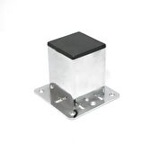 Kapsan Metal Koltuk Ayağı Krom Kare 50X50 H:70Mm