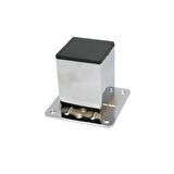 Kapsan Metal Koltuk Ayağı Krom Kare 50X50 H:70Mm