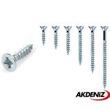 Akdeniz Sunta Vidası 4.0X25 Çinko 500 adet