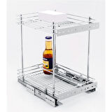 Çağdaş Demonteli Şişelik İki Katlı Teleskopik Frenli 35cm