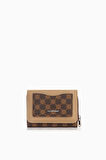 Cengiz Pakel Orta Boy Kadın Monogram Cüzdan-Portföy – 65239MP – Kahve/Vizon