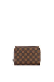 Cengiz Pakel Orta Boy Kadın Monogram Cüzdan-Portföy – 65239MP – Kahve/Vizon