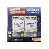 Youplus Omega 3 1000 Mg Balık Yağı 30 Kapsül - 2 ADET (2.'si %50 İndirimli )-  SKT:11/2026