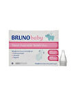 Bruno Baby Nazal Aspiratör Yedek Ucu 10lu & Serum Fizyolojik 5 ml x 20 Flakon 