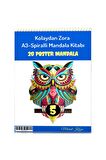 A-3 Spiralli Kolaydan Zora Mandala Kitabı-5 (20 Poster Mandala)