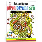 Zeka Geliştiren Japon Yatay Boyama Seti (Kutulu)