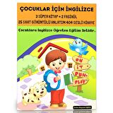 Çocuklar İçin İngilizce Eğitim Seti (3 Kitap + 25 Saat Anlatım)