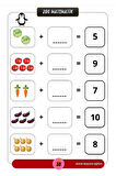 Kolay Matematik YAZ-SİL Kitabı (Okul Öncesi, Bir ve İkinci Sınıflar)