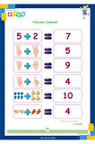 Çocuklar İçin Matematik YAZ-SİL Kitabı (Cırt Cırtlı)