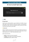 ChatGPT Eğitim Kitabı (Binlerce Komut)