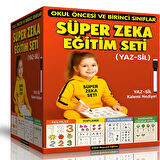 Okul Öncesi ve Birinci Sınıflar İçin Süper Zeka Eğitim Seti (YAZ-SİL)