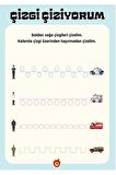 Çizgi Çiziyorum YAZ-SİL Kitabı (Okul Öncesi ve Birinci Sınıflar İçin)
