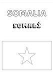 Afrika Ülke Bayrakları Çizme ve Boyama Kitabı