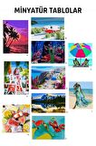 Sayılarla Boyama YAZ Tatil Tabloları (10 Farklı Süper TABLO)
