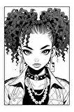 Anime Kötü Kızlar Boyama Kitabı (100 Süper Boyama)