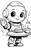 Robotlar Boyama Kitap Seti (2 Kitap)