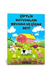 Çiftlik Hayvanları Boyama ve Çizme Seti