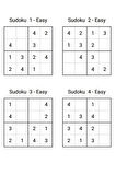 Çocuklar İçin 4x4 Sudoku Kitabı (360 Sudoku)