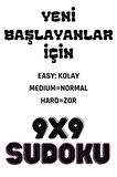 Yeni Başlayanlar İçin 9x9 Sudoku Kitabı (360 Sudoku)