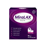 Miralax Oral Solüsyon Makrogol 3350 Tek Kullanımlık 10 Saşe