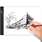 Schulzz Led Işıklı A4 Çizim Kopyalama 3 Seviyeli Ayarlanabilir Grafik Tahtası