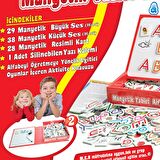 Alfabe Seti Manyetik Mıknatıslı Tablet Yazı Tahtası