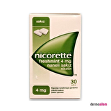 4 Mg 30 Lu Nikotin sakızı Naneli