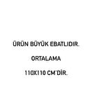 Aker (Büyük Boy) Sura İpek Eşarp 43185 Lacivert Karışık Desen