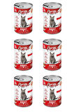 Sığır Etli Yetişkin Islak Kedi Maması 400 G - 6 Adet