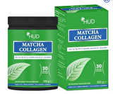 Hud Matcha Kolajen (Tip I ve Tip Iıı) ve Yeşil Çay Ekstresi 300 G (30 Günlük Porsiyon) 2'li Set