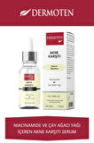 Akne Karşıtı, Niacinamide ve Çay Ağacı Yağlı Cilt Bakım Serumu 30 ml