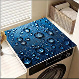 55 CM x 45 CM SU DAMLACIKLARI TASARIMI TEZGAH ÜSTÜ BULAŞIK KURUTMA MATI BULAŞIKLIK KURUTMA ÖRTÜSÜ