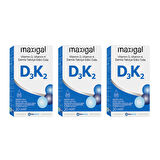 Maxigal Vitamin D, Vitamin K 20ml Damla Takviye Edici Gıda - 3'lü Avantajlı Paket