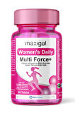 Women's Daily Multi Force Vitamin, Mineral Ve Bitki Ekstreleri Içeren Takviye Edici Gıda