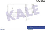 Mercedes Truck Kalorıfer Radyatoru M-Benz Atego 98> Atego 2 04> -Axor 2 4140 04> Om457-Om904-Om906 - Kale 354920