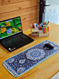 70X30 CM FOSFORLU DİKİŞLİ PERS HALISI TEMALI KAYDIRMAZ TABAN SPEED YÜZEY OYUNCU MOUSE PAD GAMİNG