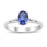 Tanzanite Oval Tektaş Yüzük