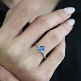 Tanzanite Oval Tektaş Yüzük