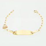 Mineli Kelebek Çocuk Künye Bileklik