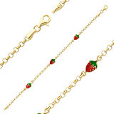 Zincir Çilek Çocuk Bileklik